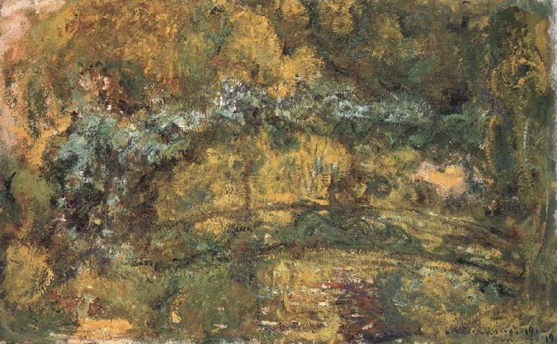Claude Monet The Foothridge over the Water-Lily Pond oil painting image